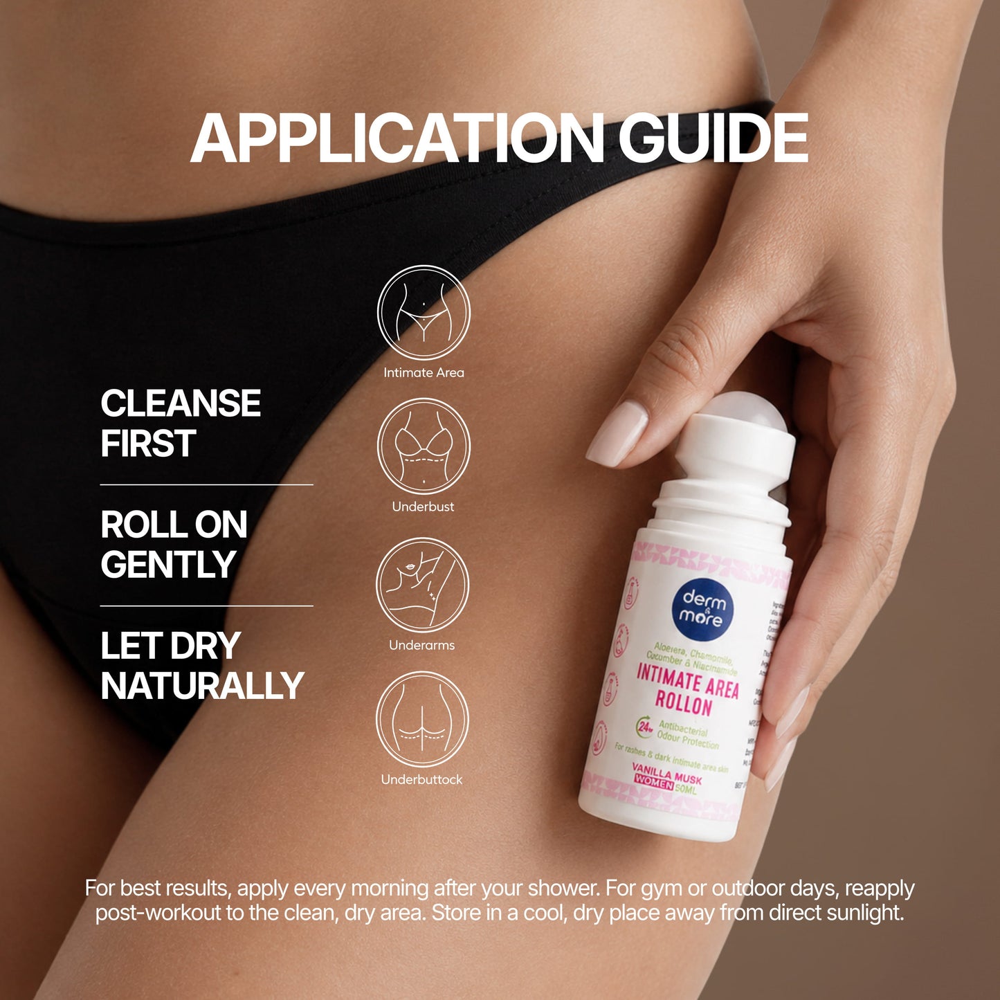 Intimate Area Rollon for Women