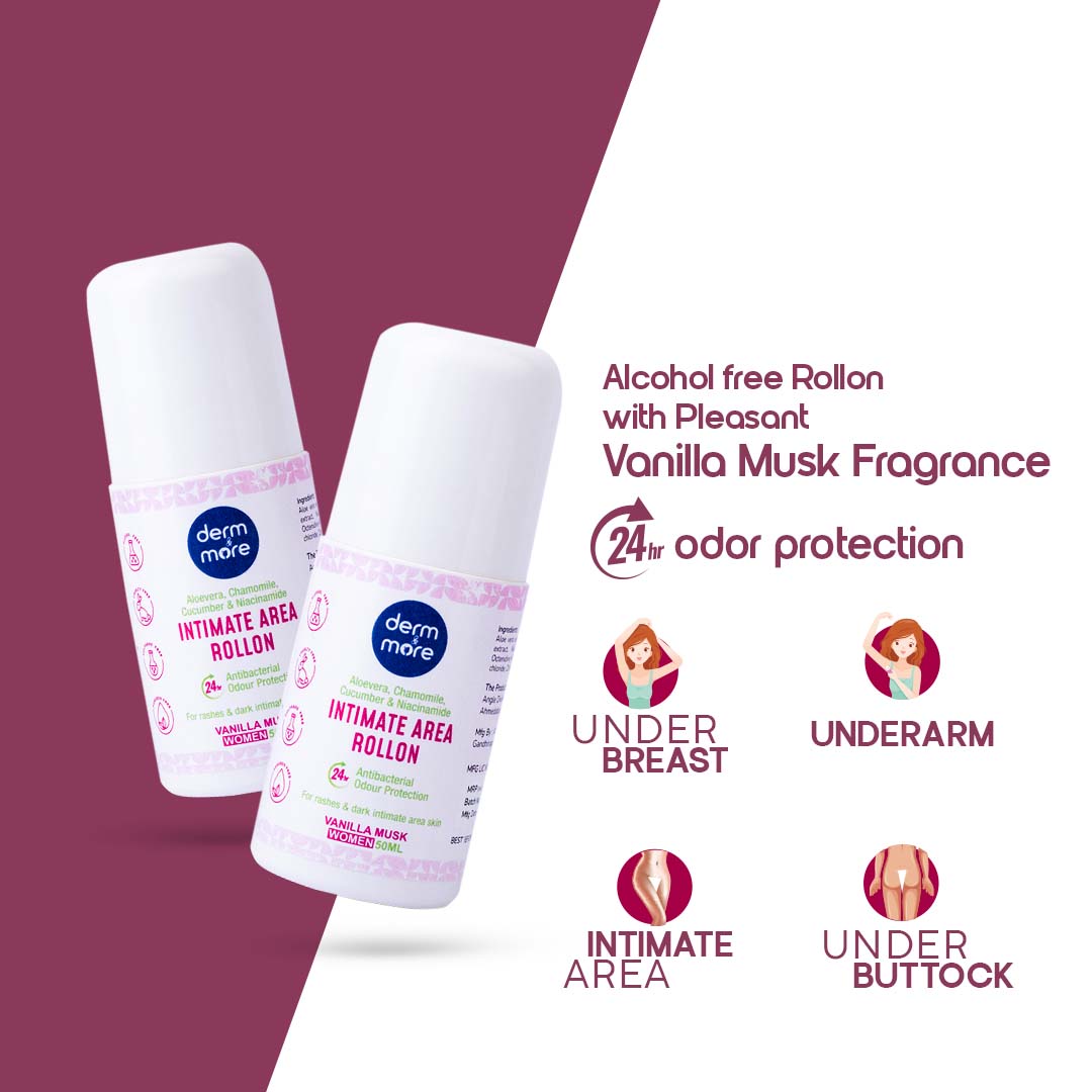 Intimate Area Rollon for Women (Pack of 2)
